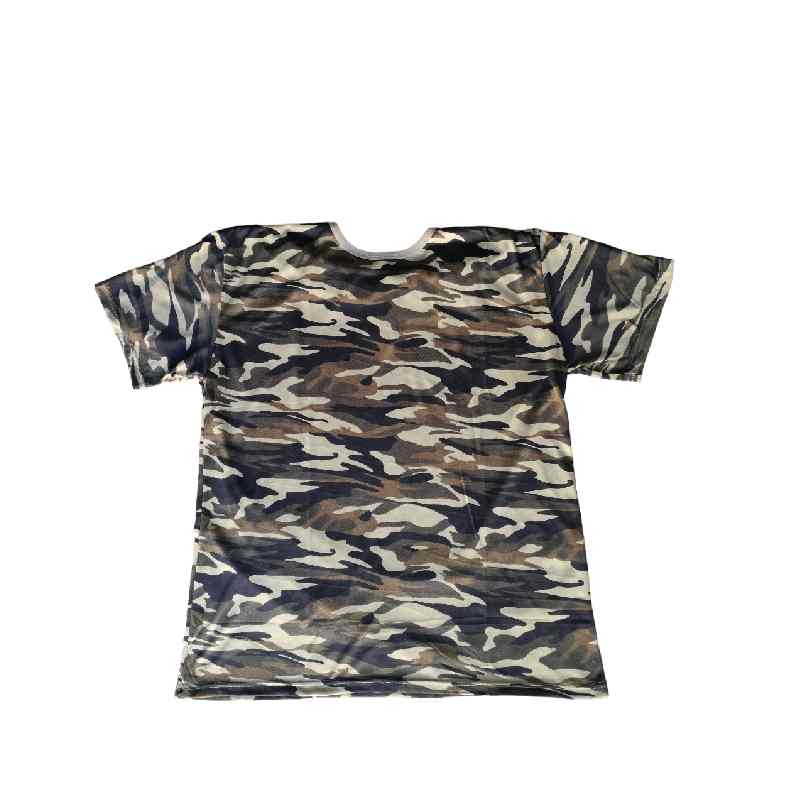 Camiseta de Camuflaje de Manga Corta