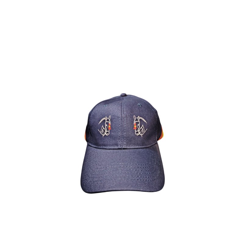 Gorra Caballo Doble Bordada 100% Algodón - Imagen 2