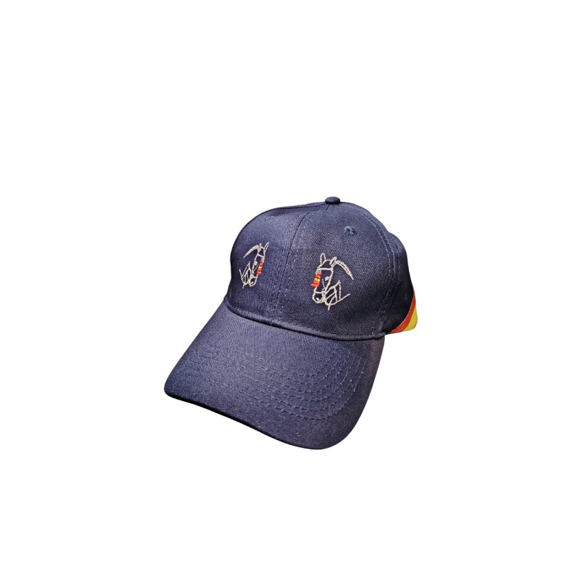 Gorra Caballo Doble Bordada 100% Algodón