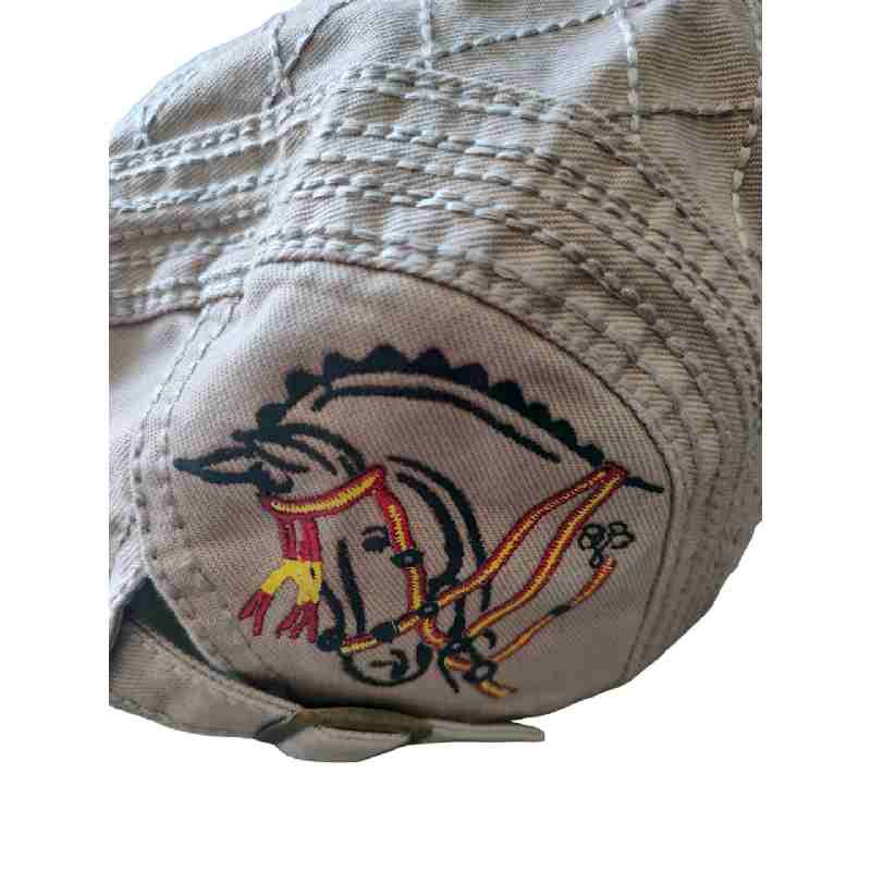Boina Campera Caballo 100% Algodón - Imagen 2