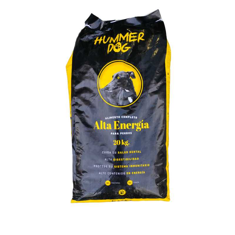 Hummer Dog Pienso De Alta Energía Para Perros Adultos 20Kg