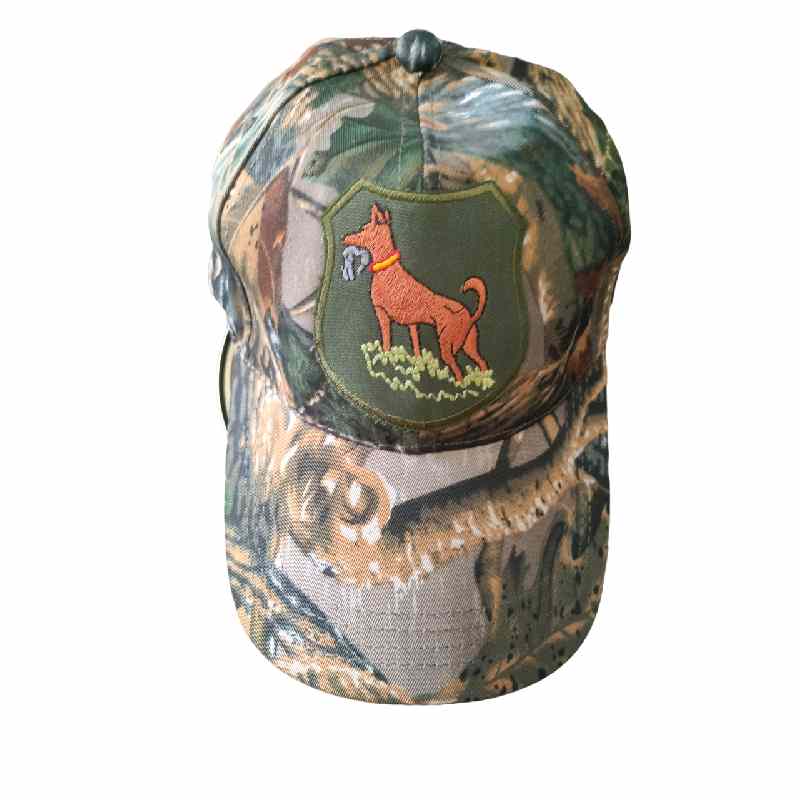 Gorra de Camuflaje con Bordado de Podenco